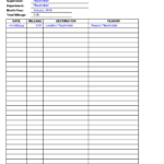 Printable Mileage Log Book | Business Forms | Report Card With Regard To Boyfriend Report Card Template