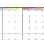 Printable One Month Calendar Elegant Cute Blank Calendar For Blank One Month Calendar Template