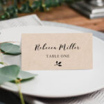 Printable Place Cards, Place Card Template, Editable Place For Ms Word Place Card Template