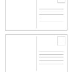 Printable Postcards Template | Ellipsis Intended For Post Cards Template