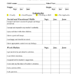 Printable Preschool Progress Report Template | Kg Pertaining To Preschool Weekly Report Template