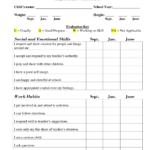 Printable Preschool Progress Report Template | Kg regarding Preschool Progress Report Template