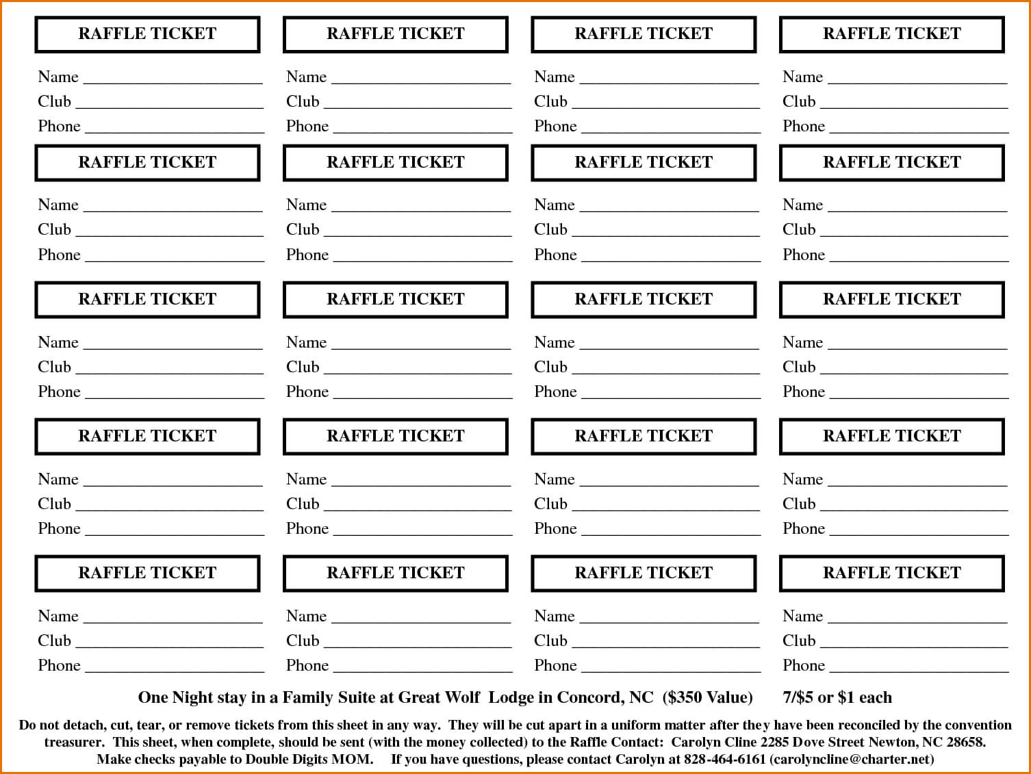 Printable Raffle Ticket Templates – Hizir.kaptanband.co Intended For Free Raffle Ticket Template For Word