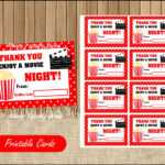 Printable Redbox Gift Card Teacher Appreciation Gift Card In Movie Gift Certificate Template