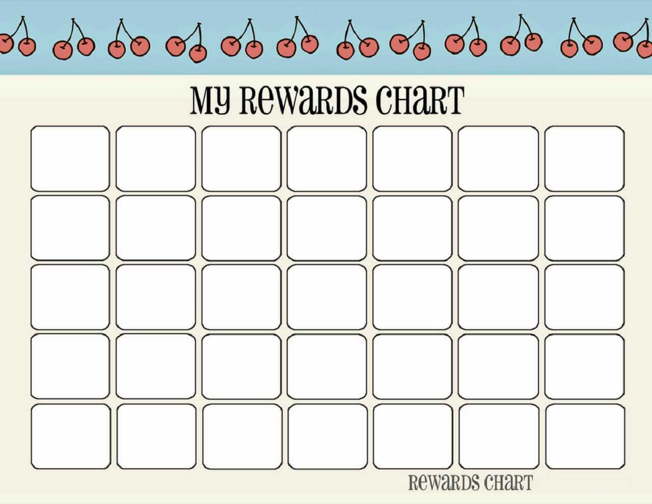 Printable Reward Chart Template | Activity Shelter Throughout Blank Reward Chart Template