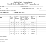 Printable Student Progress Report Template | Progress in Educational Progress Report Template