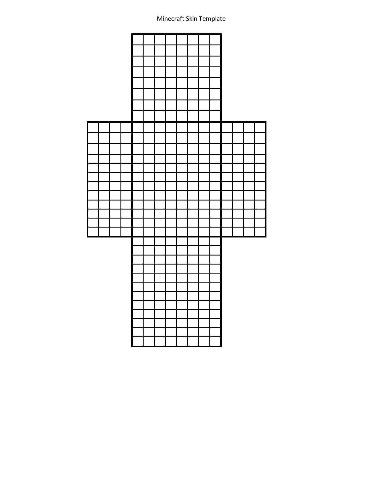 Printable Template For Minecraft Skin Creation. Use Markers Regarding Minecraft Blank Skin Template