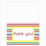 Printable Thank You Card Template – Floss Papers For Free Printable Thank You Card Template