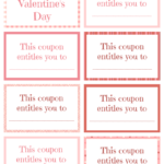 Printable Valentine Coupon Book Blank | Printables With Regard To Blank Coupon Template Printable