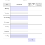 Printable Weekly Time Sheet | Printable Timecard | Teaching within Weekly Time Card Template Free