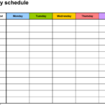 Printable Workout Calendar | Calendar Template Printable for Blank Workout Schedule Template