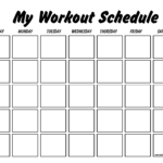 Printable Workout Log Sheets | Templates At Inside Blank Workout Schedule Template