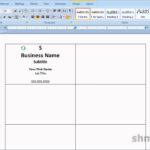 Printing Business Cards In Word | Video Tutorial Intended For Blank Business Card Template Microsoft Word