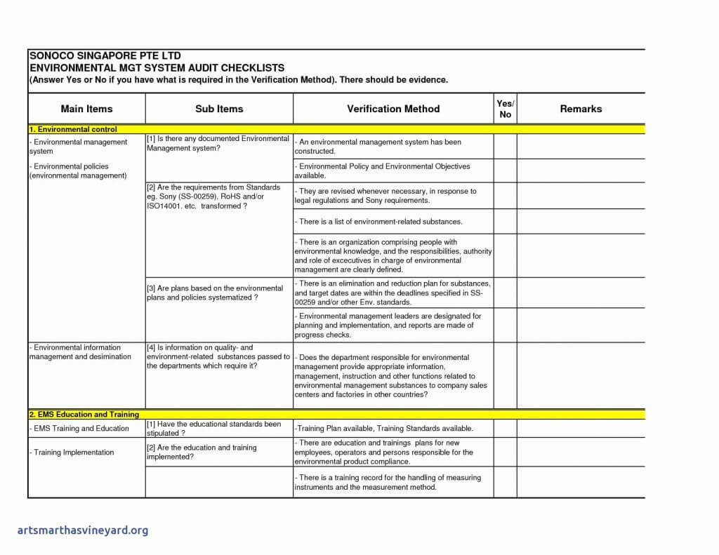 Process Report Template Impact Assessment Risk Issue With Environmental Impact Report Template