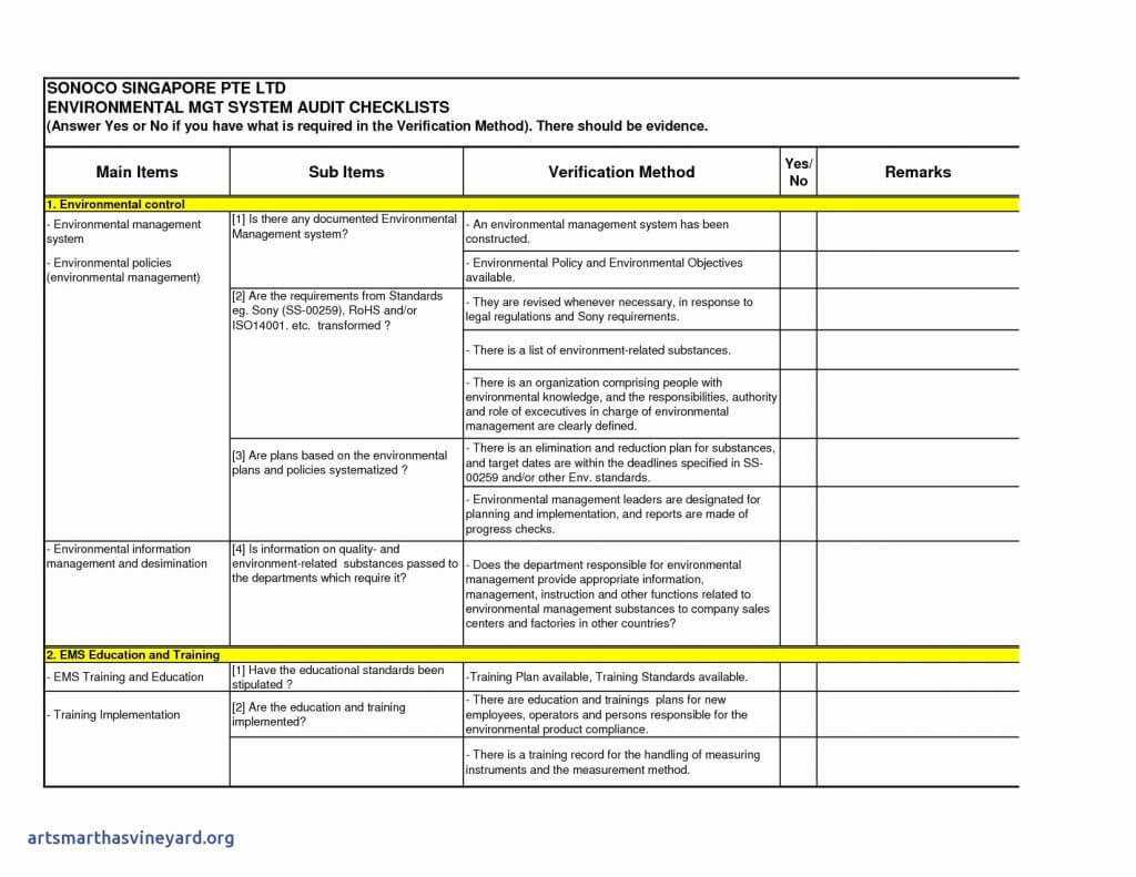 Process Report Template Impact Assessment Risk Issue With Environmental Impact Report Template