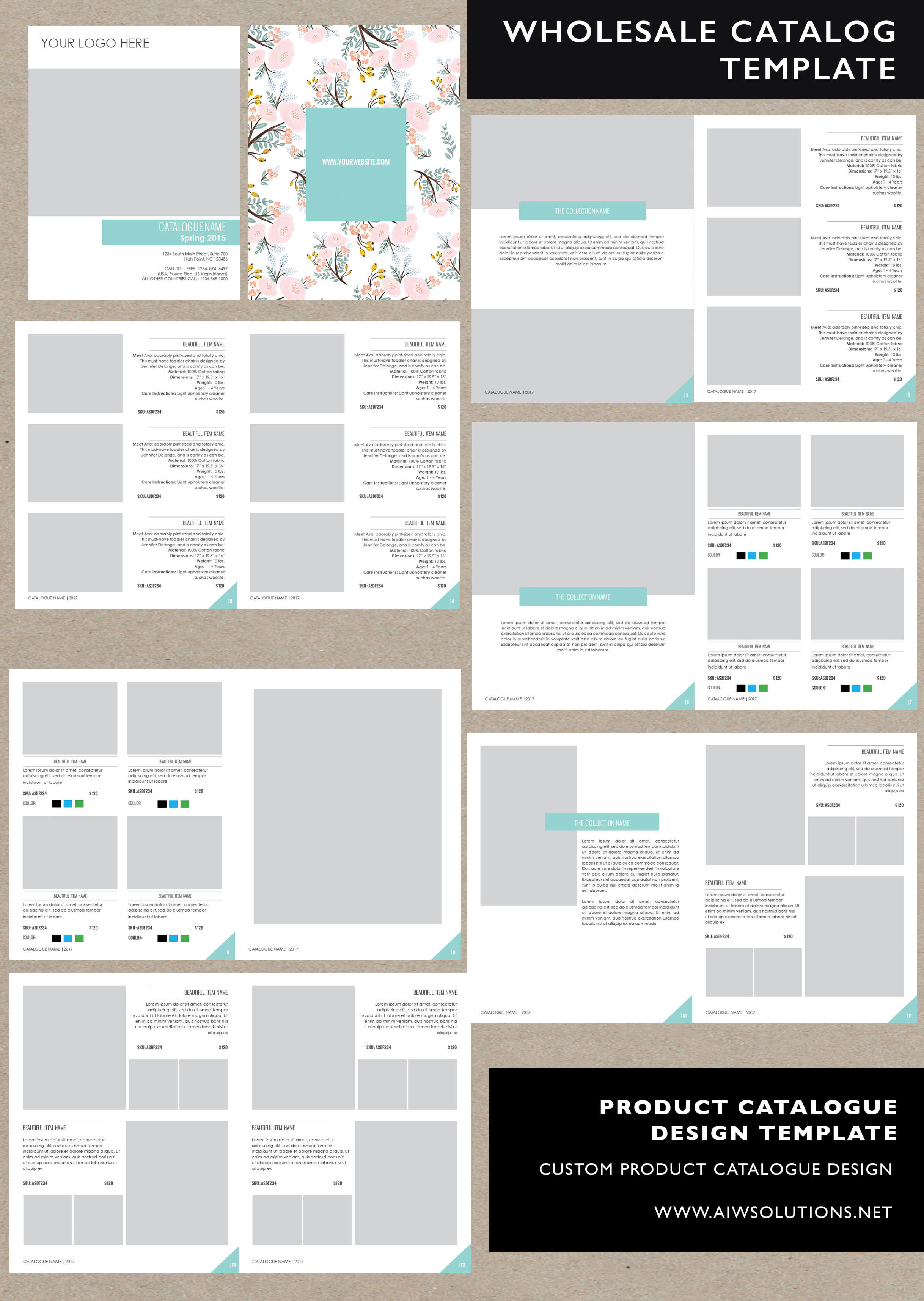 Product Catalog Template For Hat Catalog, Shoe Catalog With Catalogue Word Template