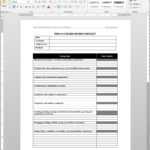 Product Design Review Checklist Template | Pm1010 4 In Training Manual Template Microsoft Word