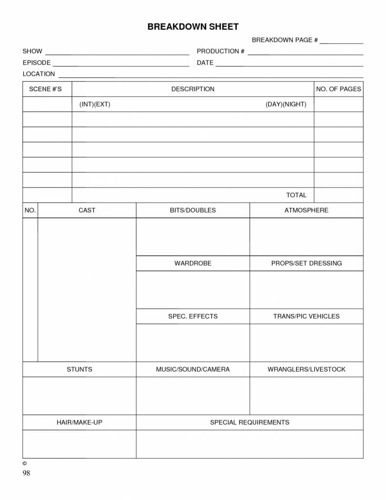 Production Scheduletre Template Assistant Cv Tips And With Regard To Sound Report Template