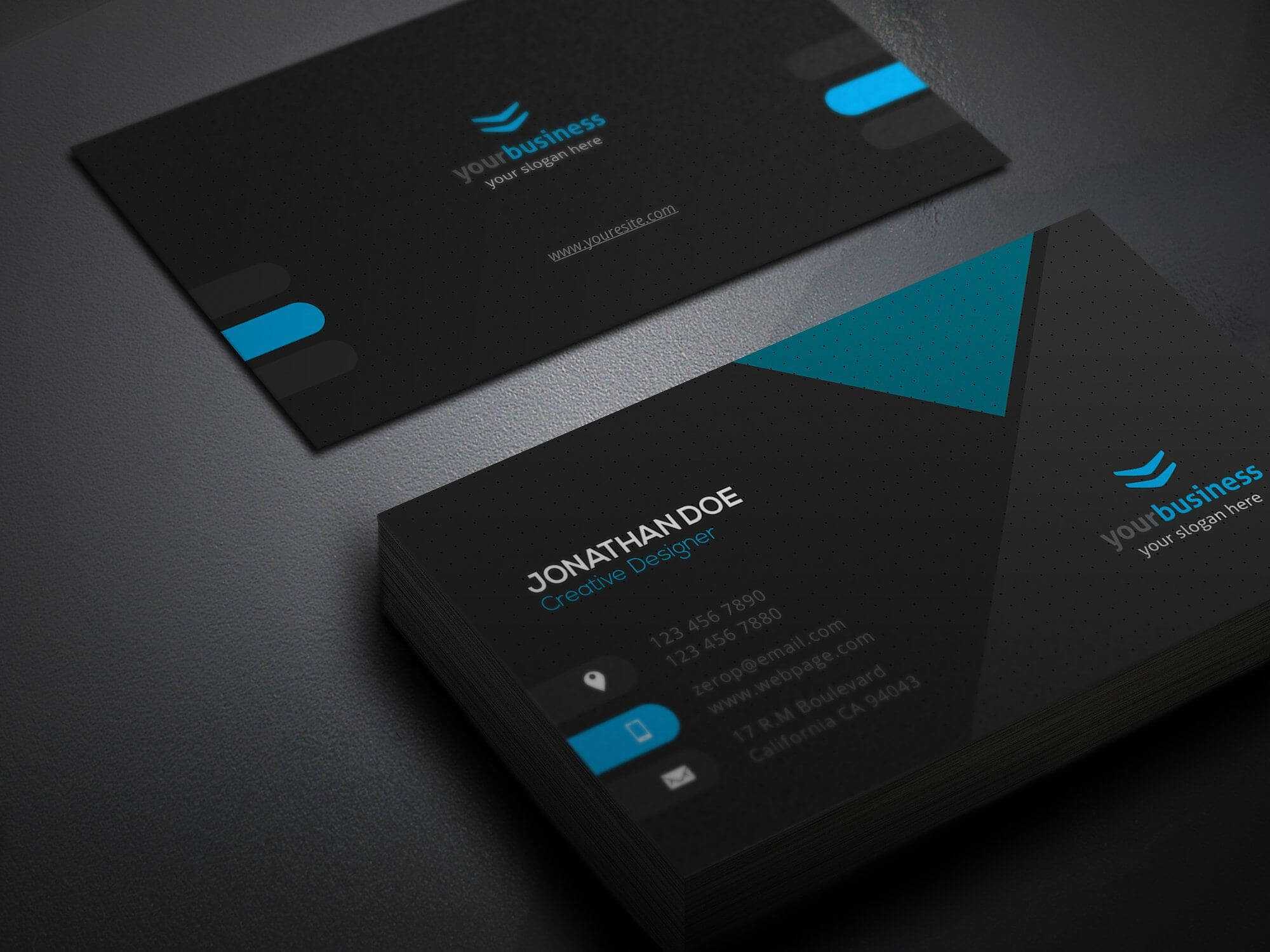 Professional Business Card Design Vector Templates Free Inside Professional Business Card Templates Free Download