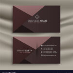 Professional Dark Business Card Design Template Pertaining To Professional Name Card Template