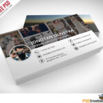 Professional Photographer Business Card Psd Template Freebie Regarding Free Business Card Templates For Photographers