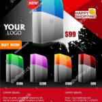 Professional Product Flyer Banner Template Attractive Stock Within Product Banner Template