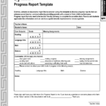 Progress Report Template | Progress Report Template – Pdf Regarding It Progress Report Template