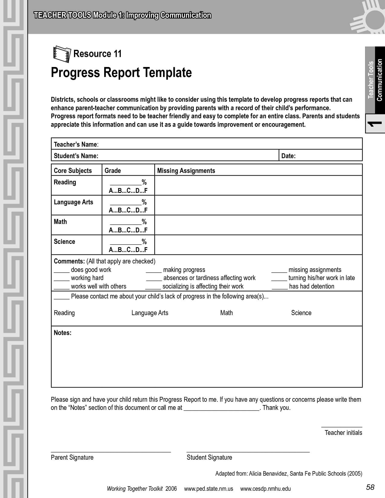 Progress Report Template | Progress Report Template - Pdf regarding It Progress Report Template