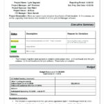 Project Management Report Format Samples Templates Free intended for Waste Management Report Template