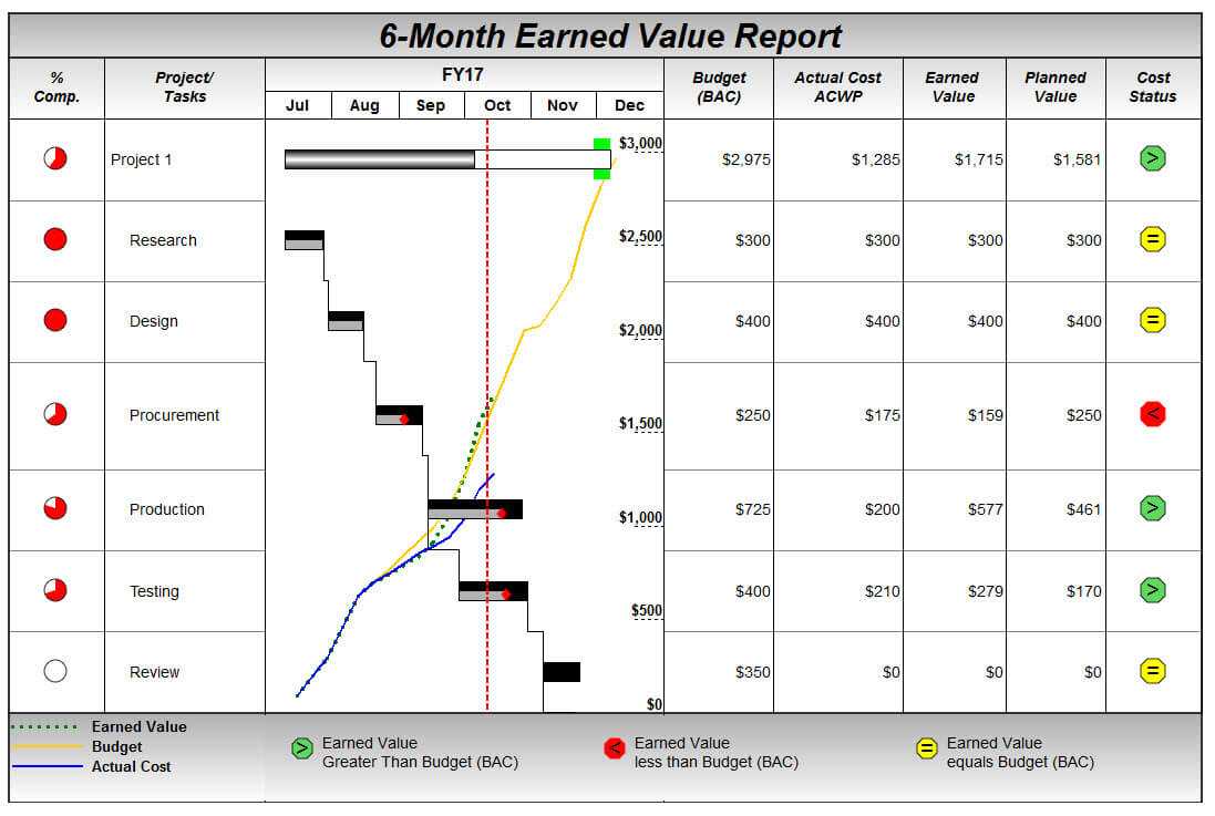 Project Management Software – Milestones Professional 2019 Regarding Earned Value Report Template