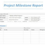 Project Milestone Report Word Template Pertaining To It Report Template For Word