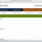 Project Status Report Template Inside Project Status Report Template In Excel