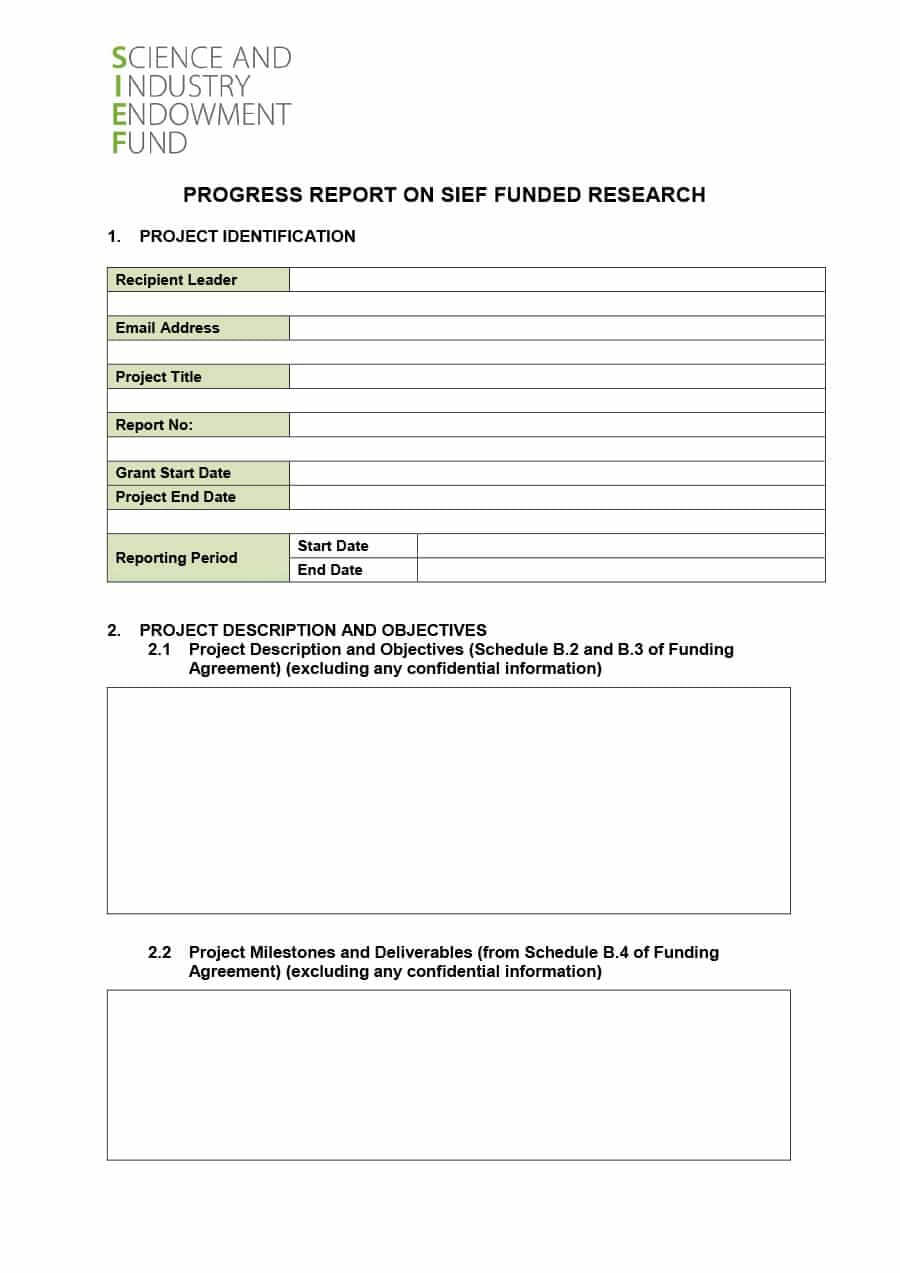 Project Status Report Templates Word Excel Ppt A C2 90 85 Pertaining To Acquittal Report Template