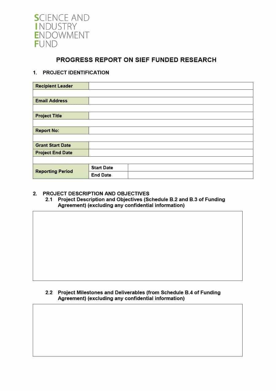 Project Status Report Templates Word Excel Ppt A C2 90 85 Pertaining To Acquittal Report Template