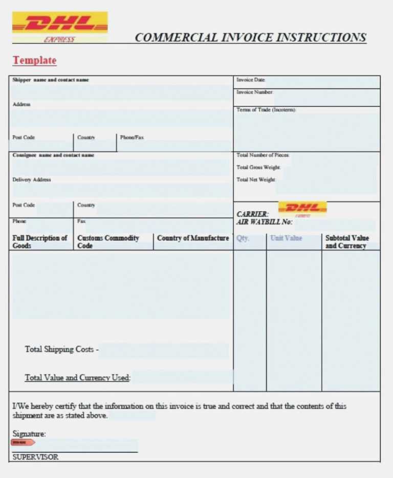 Proof Of Delivery Template Word