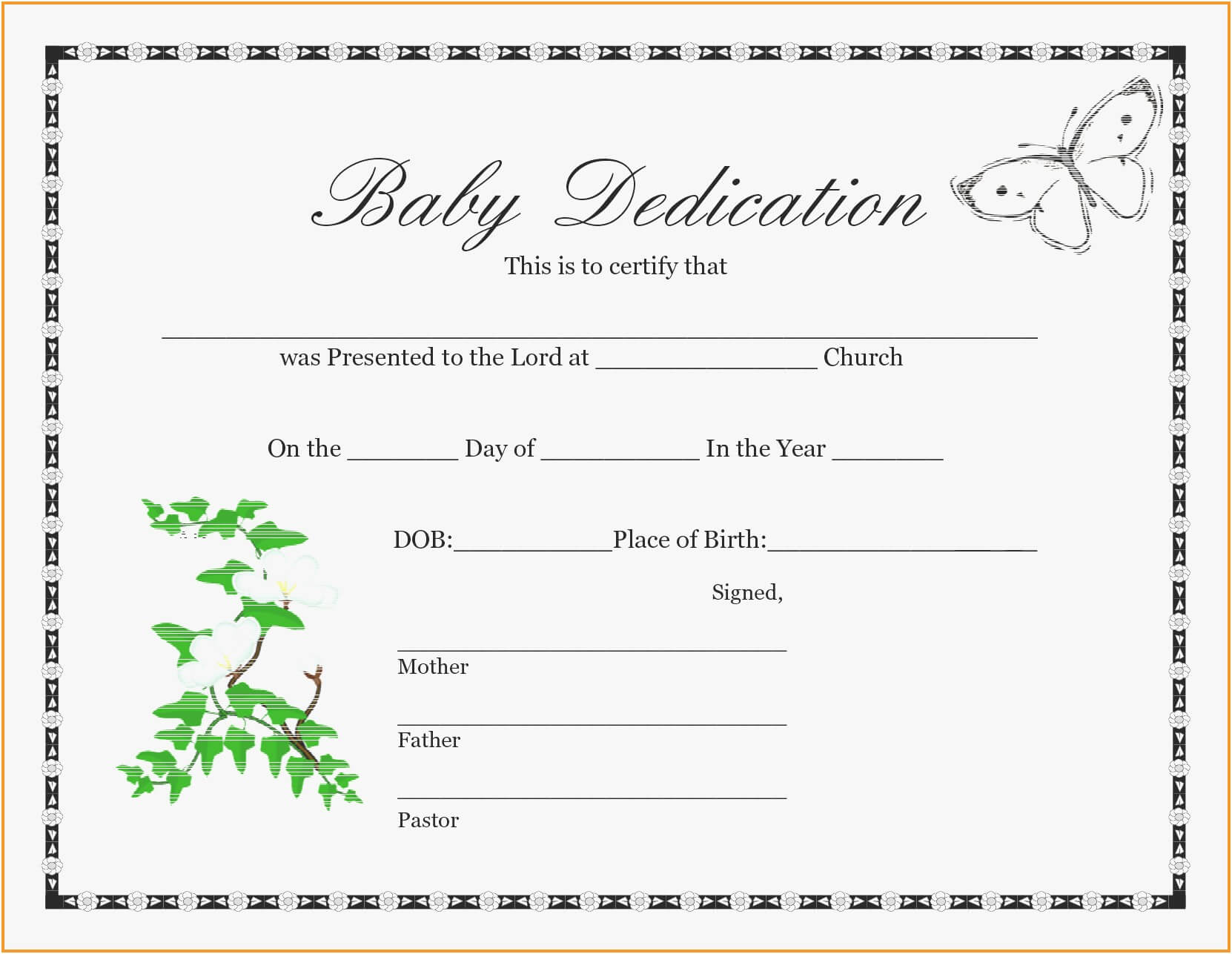 Puppy Birth Certificate Template Word With Regard To Birth Certificate Template For Microsoft Word