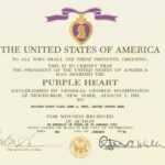 Purple Heart | Military Wiki | Fandom Poweredwikia In Army Good Conduct Medal Certificate Template