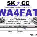 Qsl Cards | Wa4Fat For Qsl Card Template