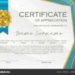 Qualification Certificate Appreciation Design Elegant Luxury For Qualification Certificate Template