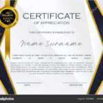 Qualification Certificate Appreciation Design Elegant Luxury Regarding High Resolution Certificate Template