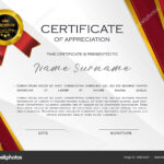 Qualification Certificate Appreciation Design Elegant Luxury Throughout High Resolution Certificate Template