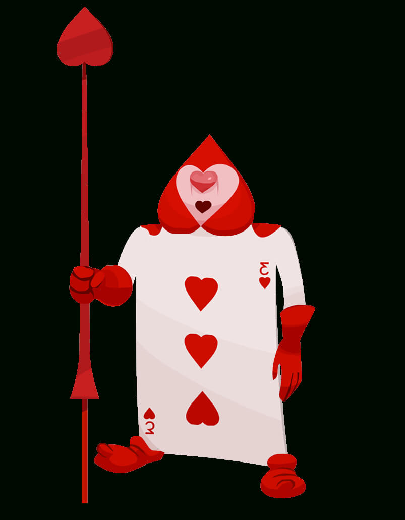 Queen Of Hearts Soldier Card – Google Search | Punch Art Throughout Alice In Wonderland Card Soldiers Template