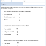 Questionnaire Design Template | Editable Forms For Questionnaire Design Template Word