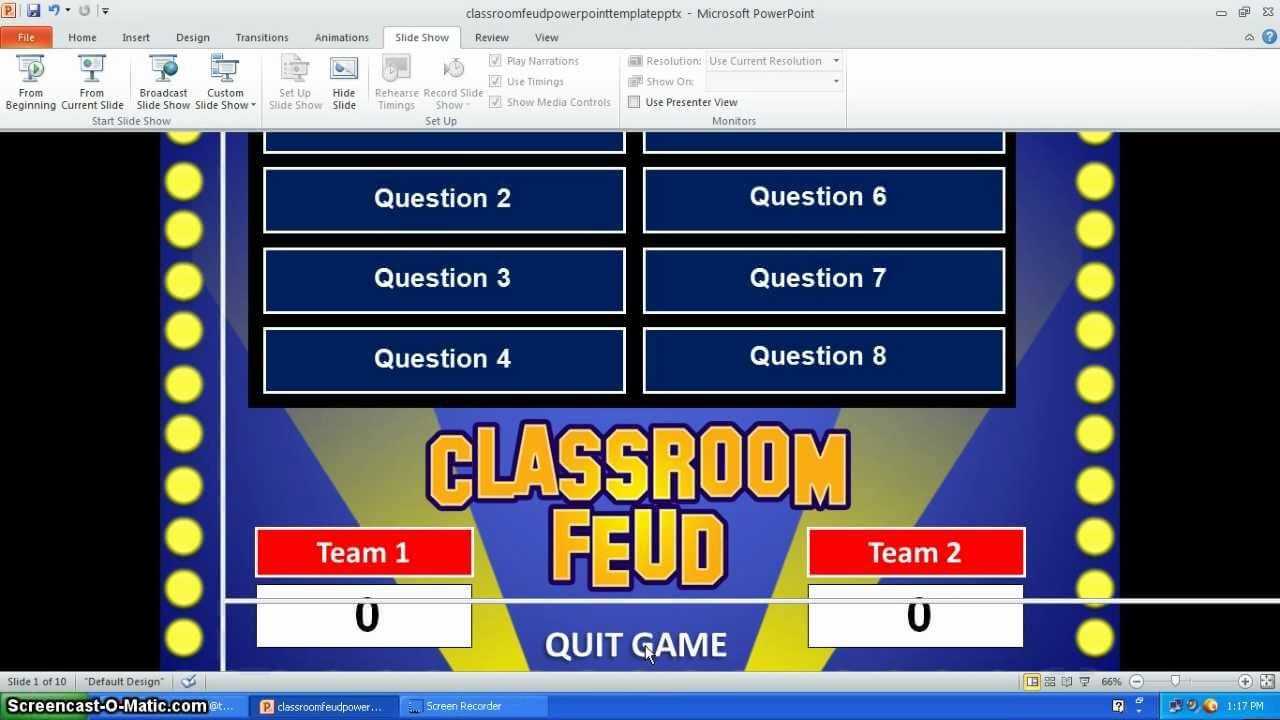 Quiz Show Template Powerpoint – Hizir.kaptanband.co Regarding Quiz Show Template Powerpoint