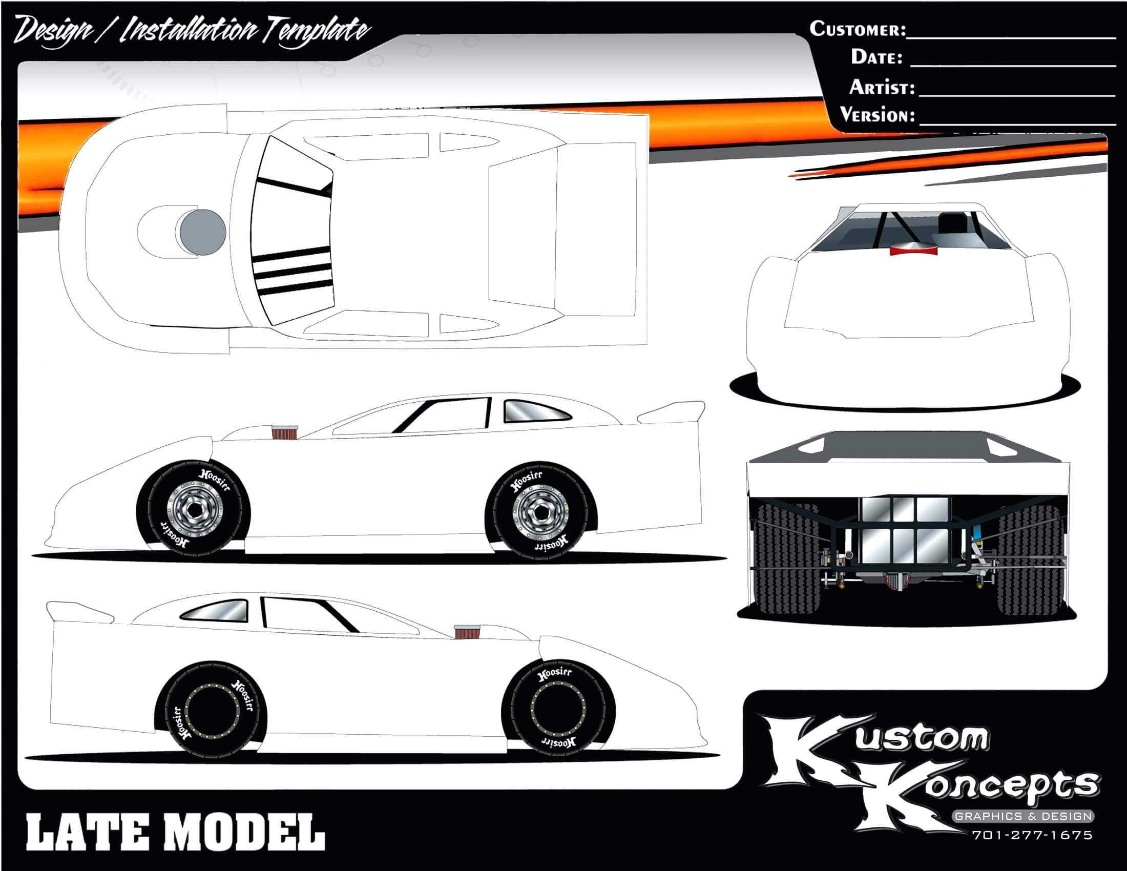 Race Car Template – Wepage.co With Regard To Blank Race Car Templates