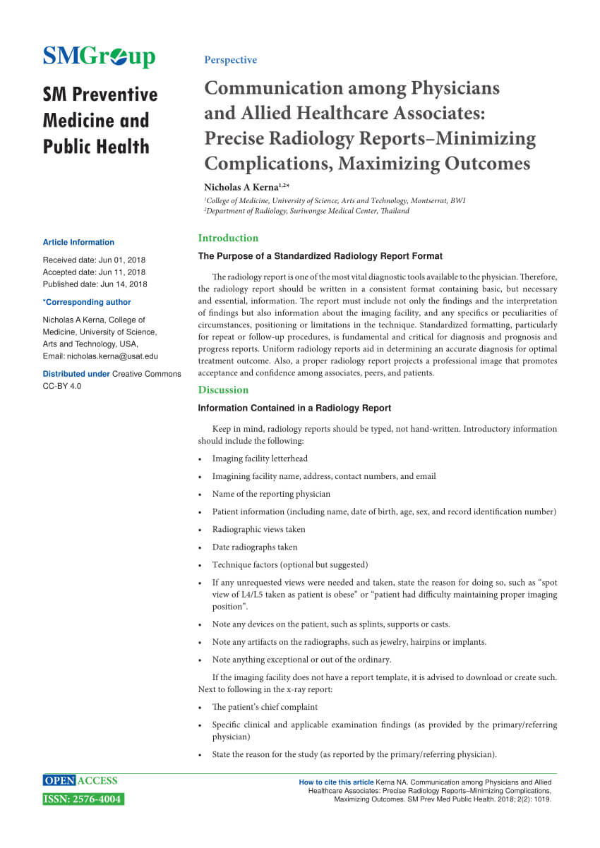 Radiology X Ray Report Sample Dental Template Cbct Templates In Chiropractic X Ray Report Template