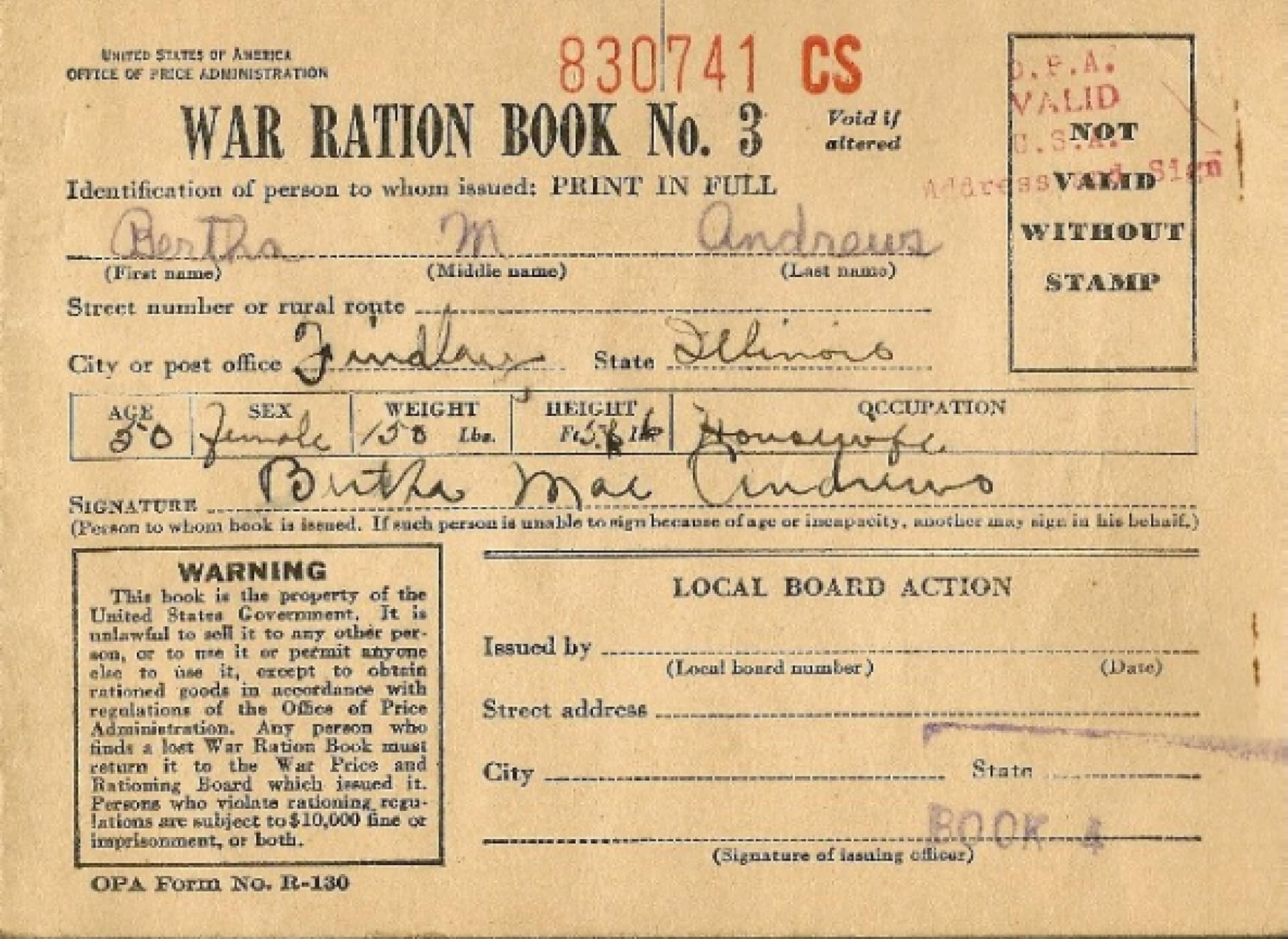 Ration Books | The National Wwii Museum | New Orleans With World War 2 Identity Card Template