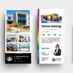 Real Estate Agency Dl Rack Card Template In Psd, Ai & Vector Pertaining To Dl Card Template