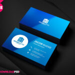 Real Estate Business Card Psd, Free Real Estate Business Throughout Name Card Photoshop Template