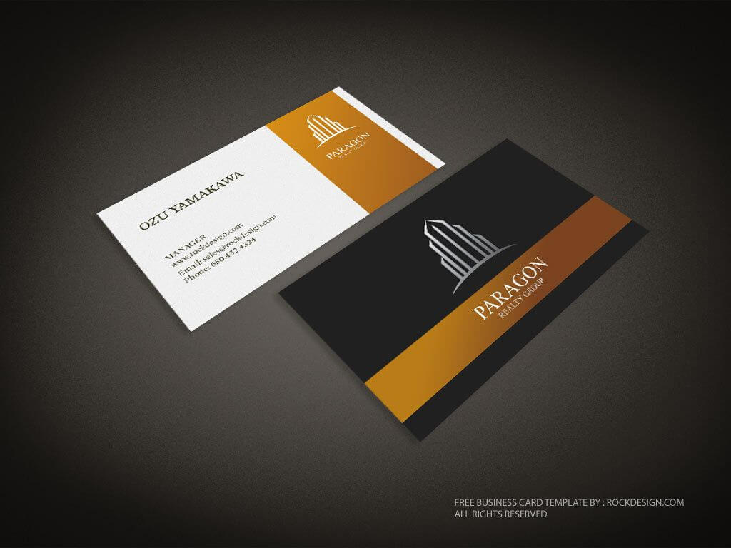 Real Estate Business Card Template | Download Free Design With Designer Visiting Cards Templates